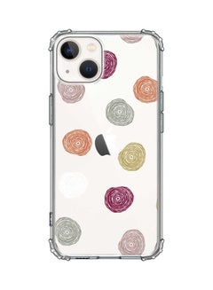 Stylizedd Classic Case Cover For Apple iPhone 13 Circular Scribbles  - Image 1