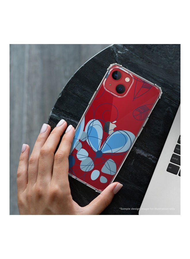Stylizedd - Classic Case Cover For Apple iPhone 13 Circular Scribbles - Image 1