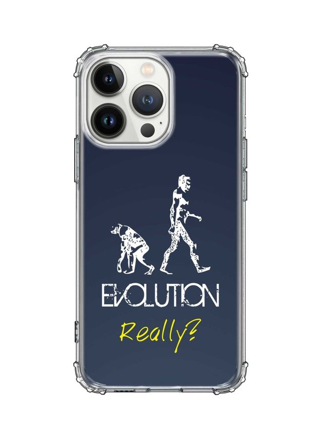 Stylizedd Classic Case Cover For Apple iPhone 13 Pro Evolution, Really (Grey) - Image 1