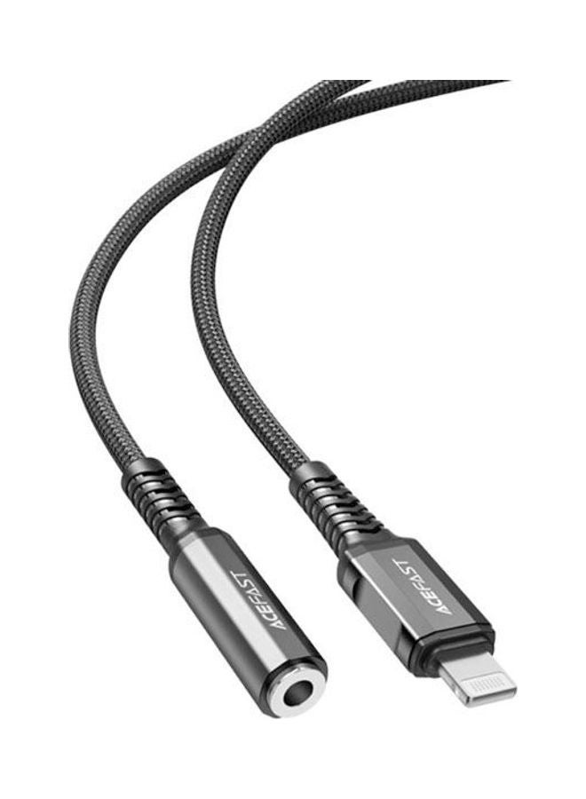 أسيفاست كابل محول من US- إلى DC3.5 من سبيكة الألومنيوم أسود - Image 1