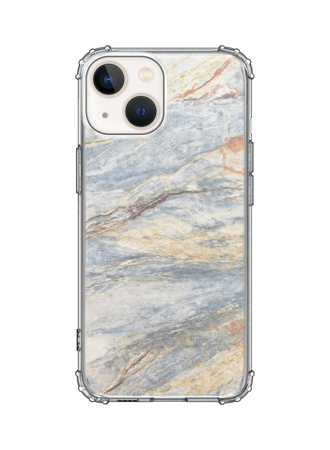 Stylizedd Classic Case Cover For Apple iPhone 13 Mini Marble Print Grey Classic - Image 1