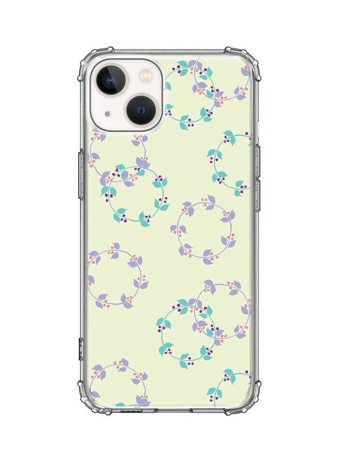 Stylizedd Classic Case Cover For Apple iPhone 13 Floral Wreath - Image 1
