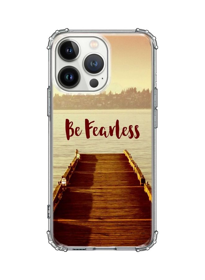 Stylizedd Classic Case Cover For Apple iPhone 13 Pro Be Fearless - Image 1