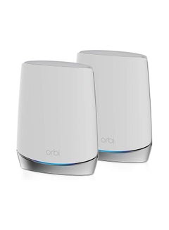 Orbi Whole Home Tri-band Whole Home Mesh WiFi 6 System (RBK752) Upto 5000 sq.ft  - Router with 1 Satellite Extender, AX4200 White
