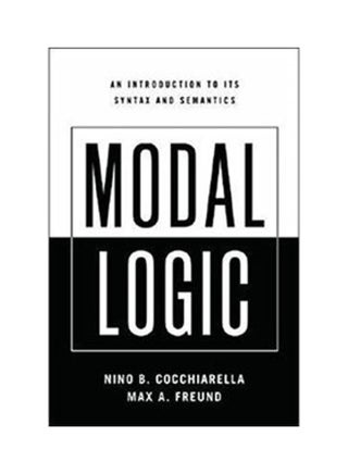 Modal Logic :An Introduction To Its Syntax And Semantics Paperback English by Cocchiarella.Freund - 2008 - v1637419283/N51932494A_1