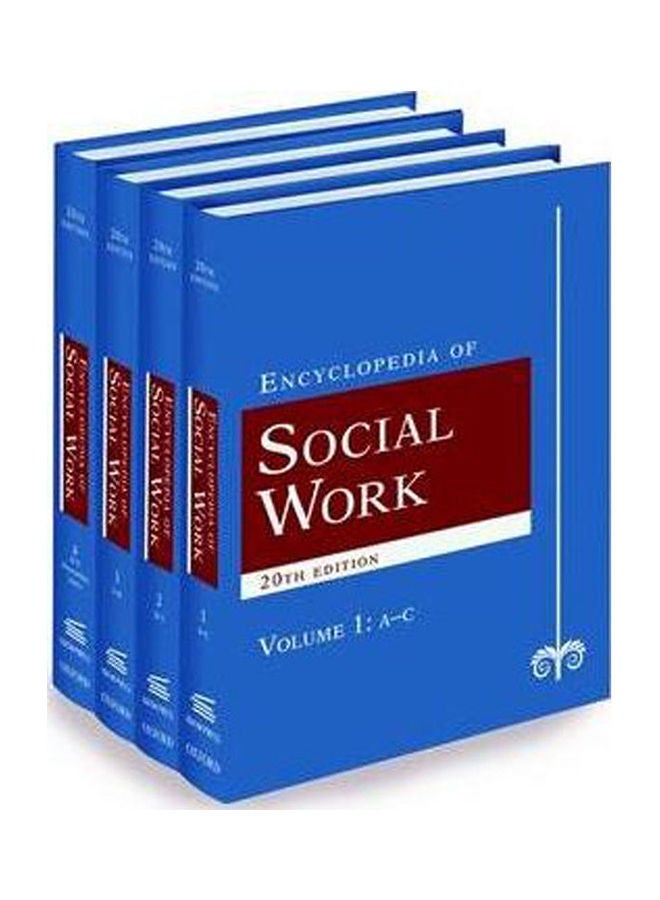 The Encyclopedia Of Social Work (4 Volume Set) paperback english - 2008 