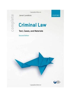Complete Criminal Law Text, Cases, And Materials Paperback English by Loveless - 2008 