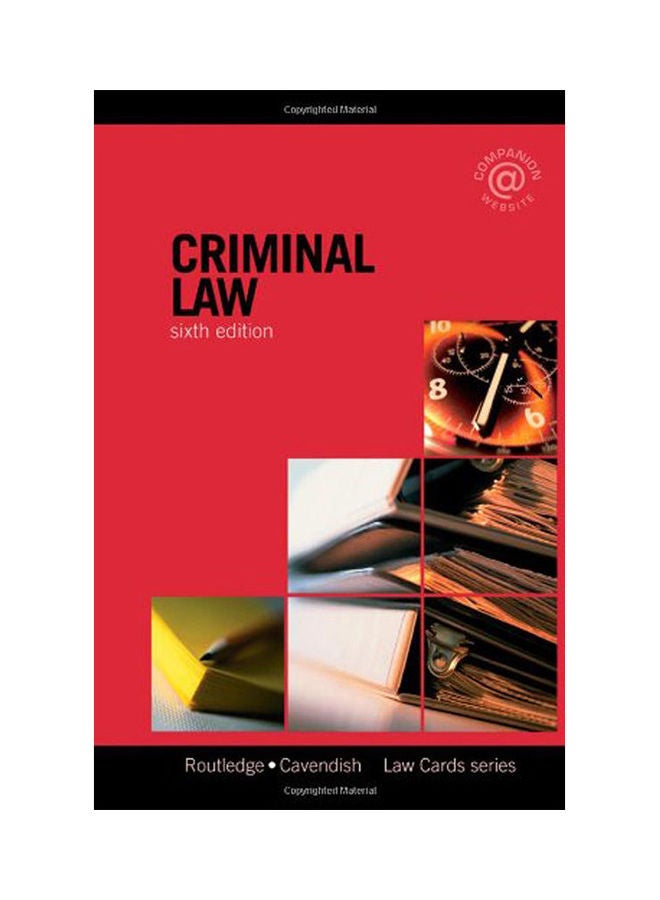 null - Criminal Law Cards Paperback English by Cavendish - 2009 - Image 1
