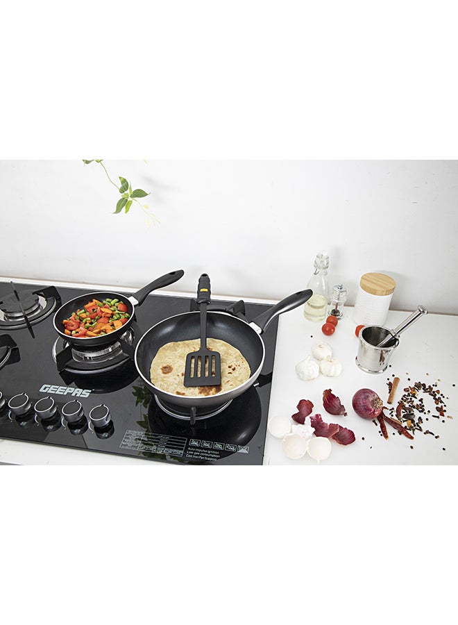 Royalford 3-Piece Frying Pan Set Black 18 cm, 26 cmcm  - Image 4