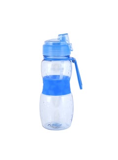 Royalford Water Bottle Blue/Clear 600ml  - Image 1