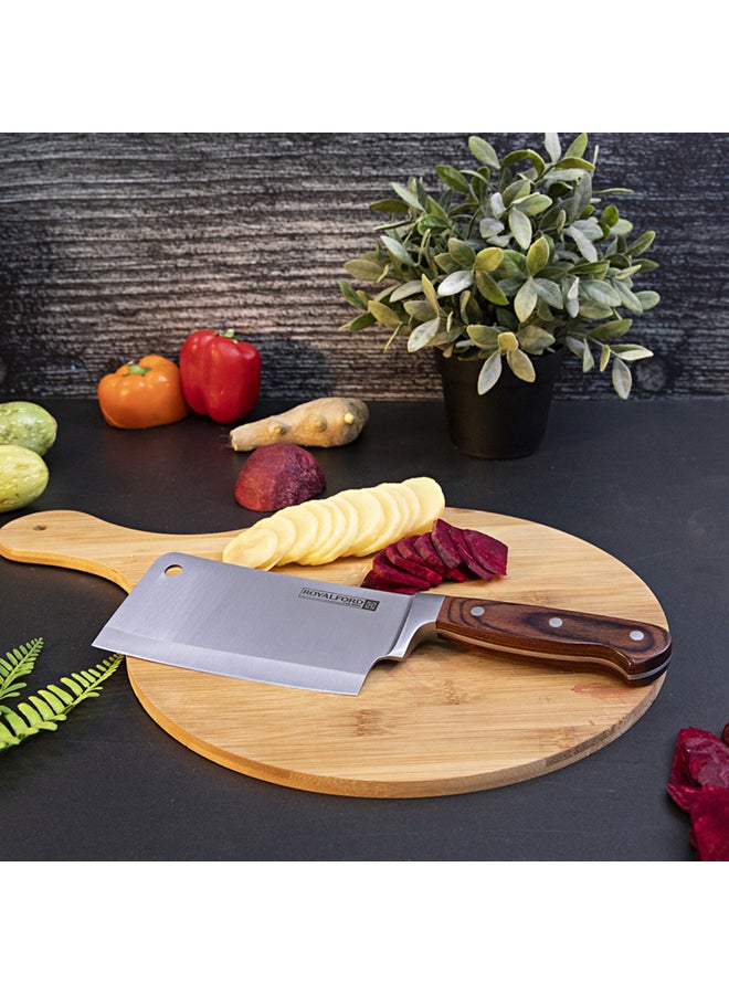 Royalford - Sharp Design Chef Knife Silver/Brown 6inch - Image 1