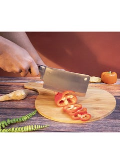 Royalford Sharp Design Chef Knife Silver/Brown 6inch  - Image 4
