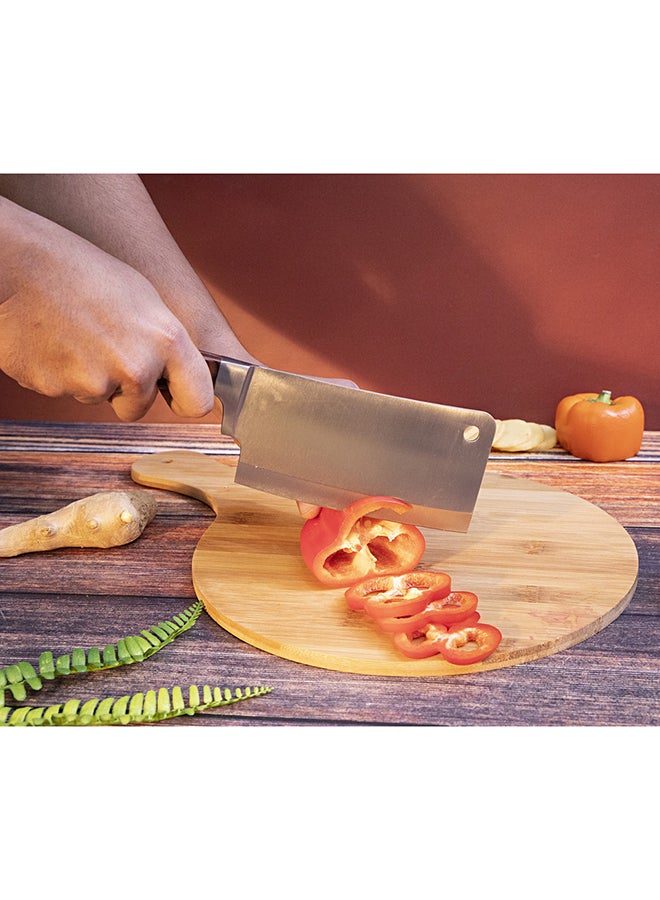 Royalford - Sharp Design Chef Knife Silver/Brown 6inch - Image 1