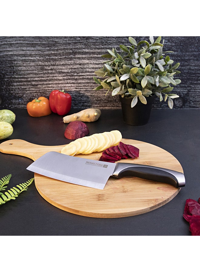 Royalford Cleaver Knife Silver/Black 30x7.3x2.2cmcm  - Image 3