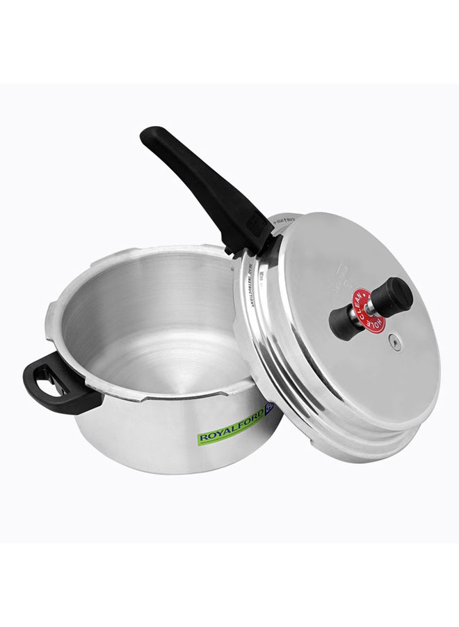 Royalford Aluminium Pressure Cooker Silver 7.5Liters  - Image 2