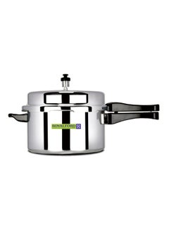 Royalford Aluminium Induction Base Heavy-Duty Pressure Cooker With Lid SILVER 10Liters  - Image 2