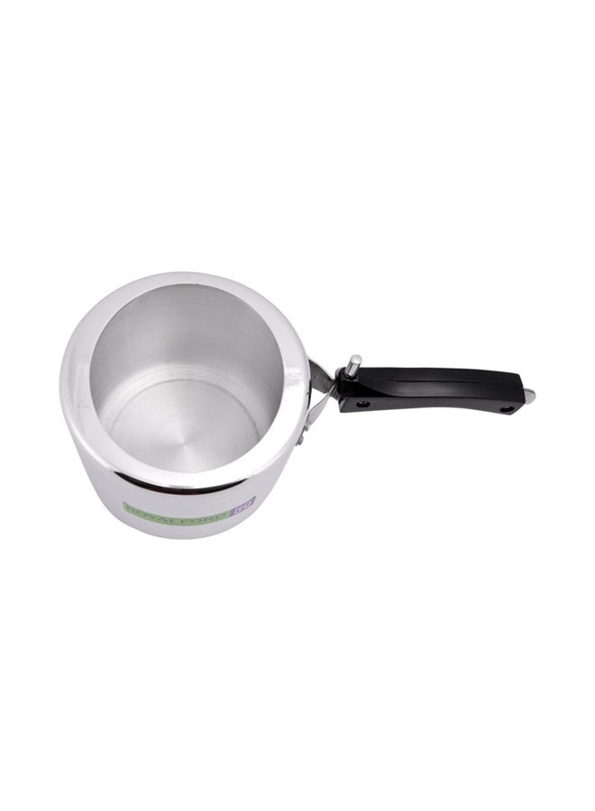 Royalford 3Ltr Pressure Cooker Aluminium Inner Lid Free Extra Gasket & Safety Valve Silver 3.0Liters  - Image 2