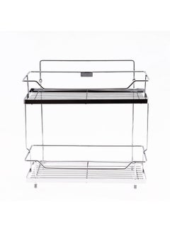 Royalford 2 Layer Kitchen Rack Silver  - Image 2