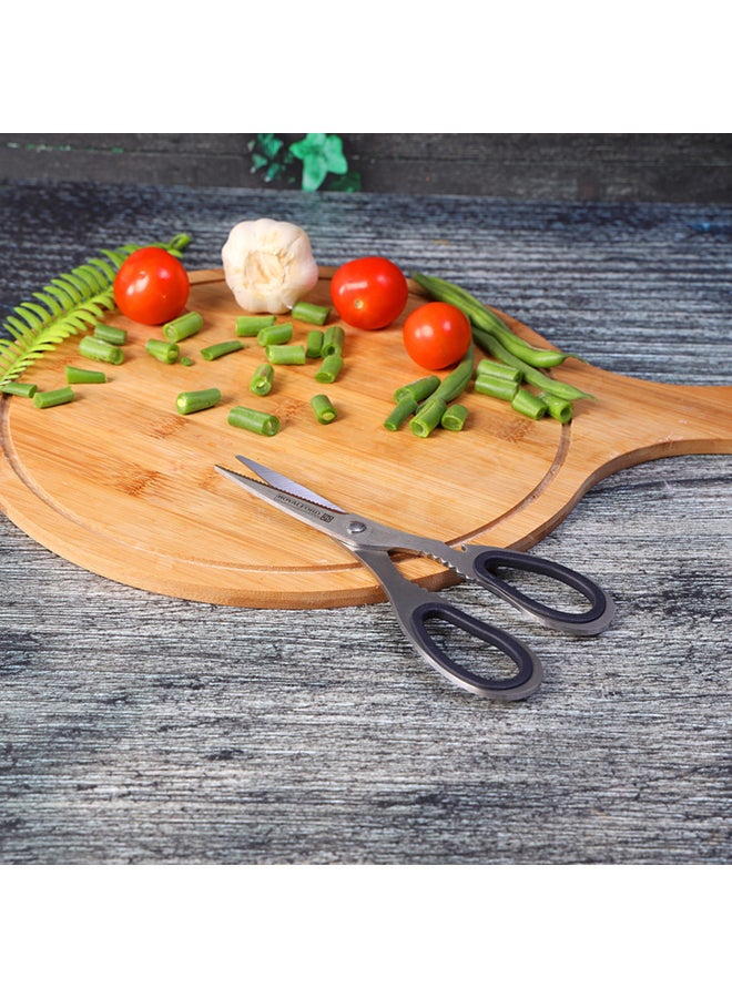 Royalford - 3In1 Kitchen Scissors Opener And Nut Cracker 22.5X7.5X1Cm Multicolor Silver - Image 1