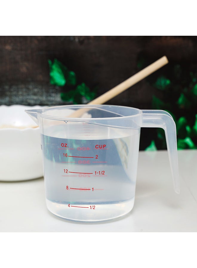 Royalford - Liquid Measuring Cup Clear/Red 500ml - Image 1