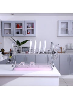 Royalford Stainless Steel Dish Rack Silver L  - Image 5