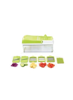 11-In-1 Mandoline Chopper Set Clear/Green