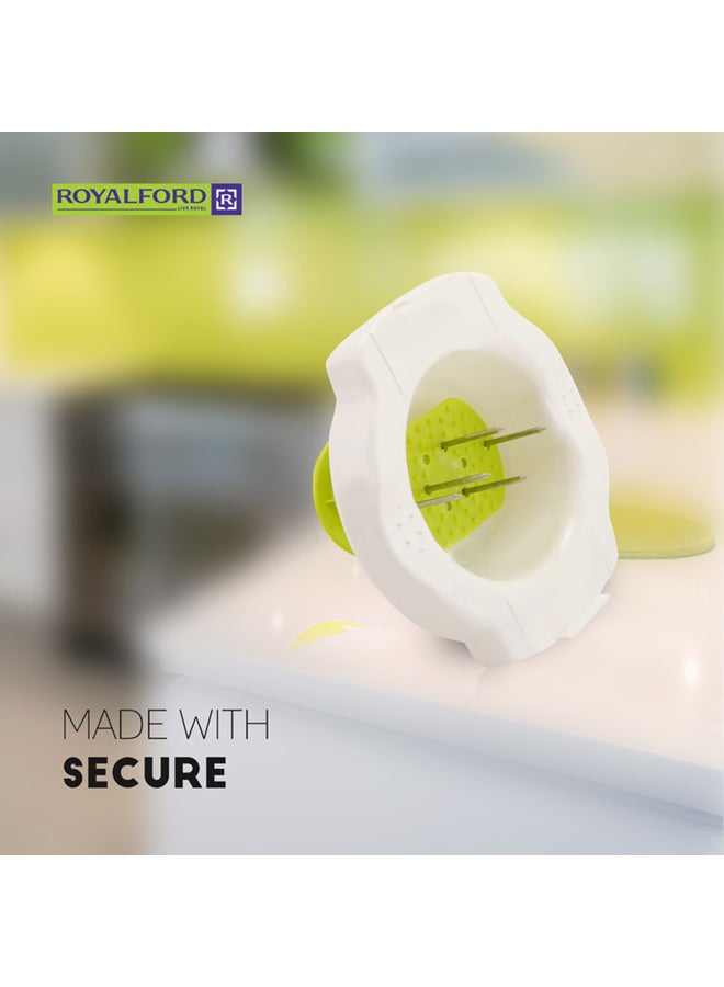Royalford - 11-In-1 Mandoline Chopper Set Clear/Green - Image 1