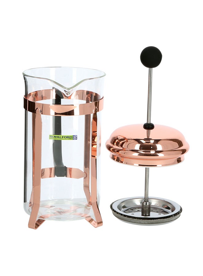 French Press Clear/Rose Gold/Black 600ml - v1637420794/N17948816A_2