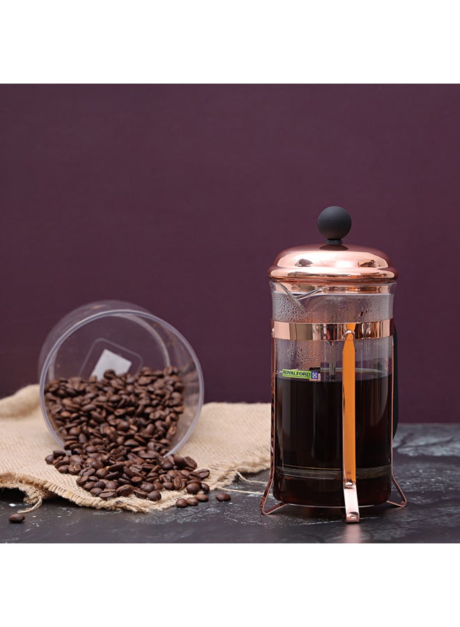 French Press Clear/Rose Gold/Black 600ml - v1637420794/N17948816A_4