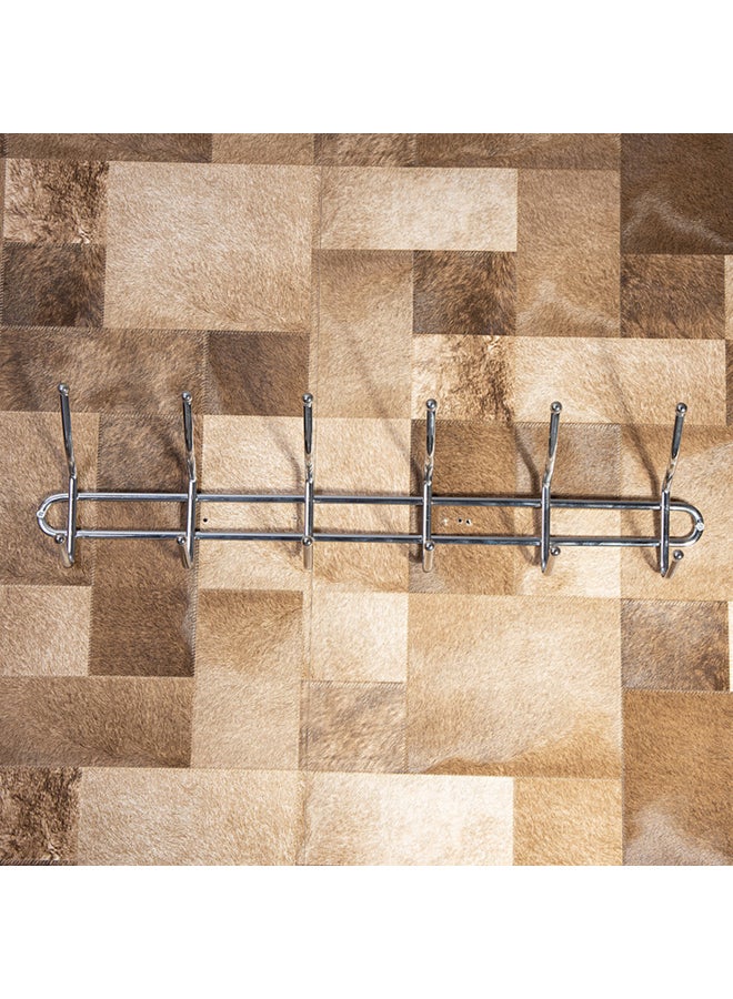 Royalford - 6-Hook Metal Hanger Silver - Image 1
