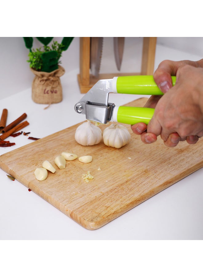 Stainless Steel Garlic Press Silver/Green/White Silver/Green/Whitemeter - v1637420808/N22792744A_5