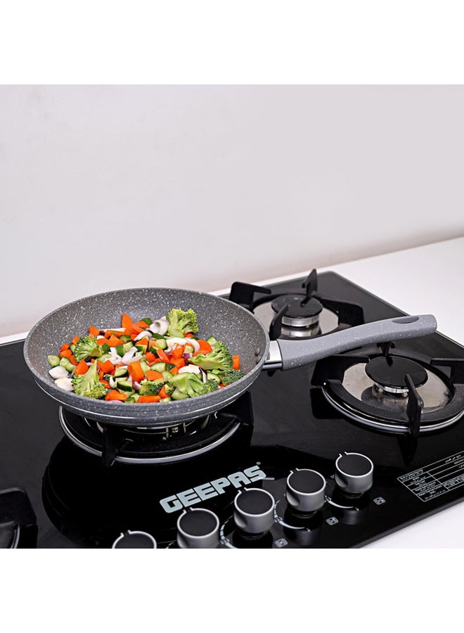 Royalford Smart Granite Series Fry Pan 28Cm Forged Aluminium Durable Granite Coating 28X5.2Cm Multicolor Multicolor 28 x 5.5 cmcm  - Image 3