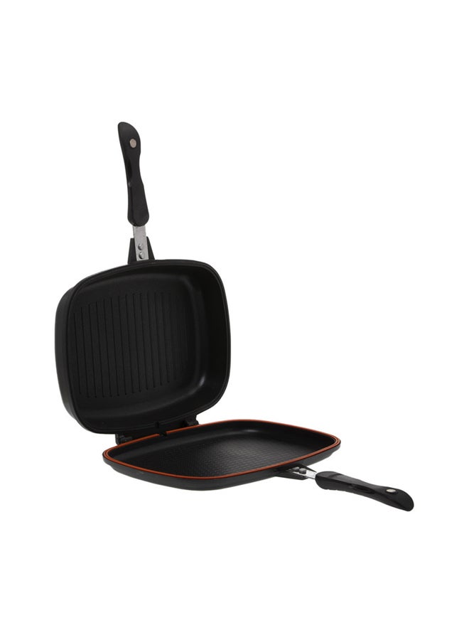 Royalford - Double Grill Pan Black/Silver/Red 40cm - Image 1