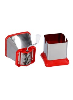 Royalford Stainless Steel Chilly Cutter Silver/Red 20.5x11x11.3cm  - Image 1
