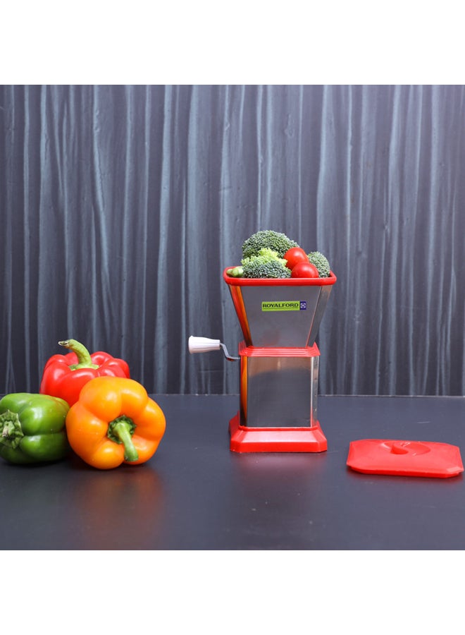 Royalford Stainless Steel Chilly Cutter Silver/Red 20.5x11x11.3cm  - Image 4