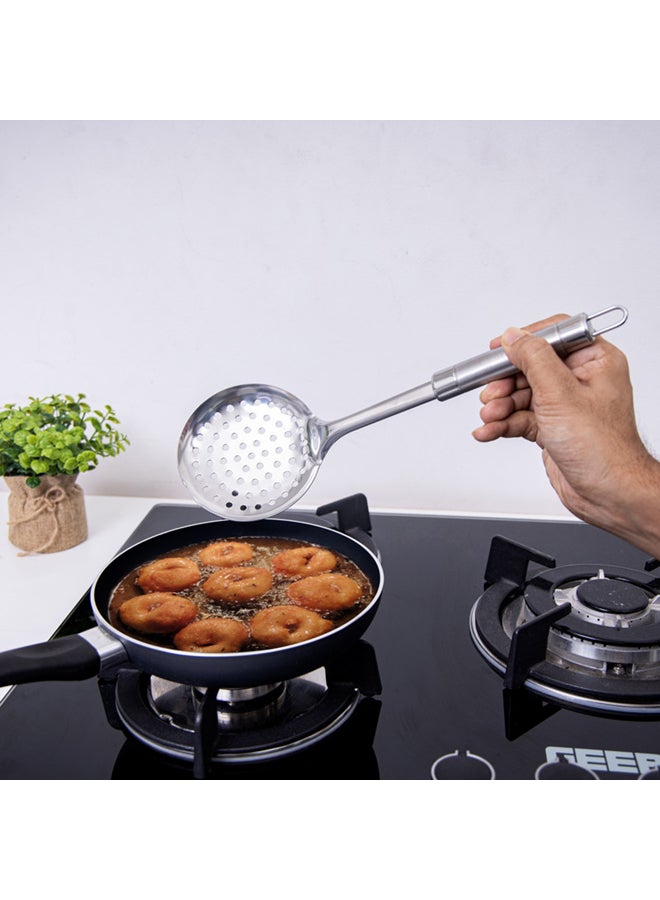 Royalford - Stainless Steel Skimmer Silver 34.5x11.3cm - Image 1