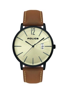 بوليس Men's Leather Analog Watch P15307Jsb-07  - Image 1