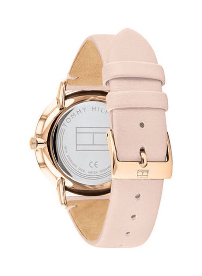 TOMMY HILFIGER - Women's Leather Chronograph Wrist Watch 1782071 With Leather Analog Wrist Watch Fs4835 - Image 1