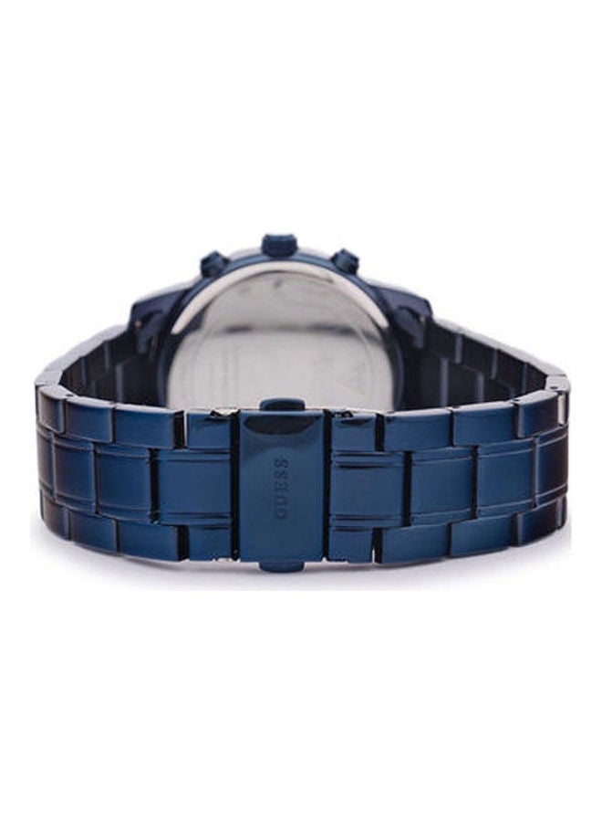 GUESS Women's Water Resistant Chronograph Watch W0448L10 With Metal Skeleton Wrist Watch Set 1791644 - Image 2