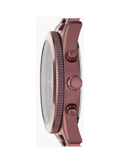 FOSSIL Women's Water Resistant Analog Watch ES4110 With Date Display With Pioneer Chronograph Quartz Wrist Watch 1513709  - Image 2