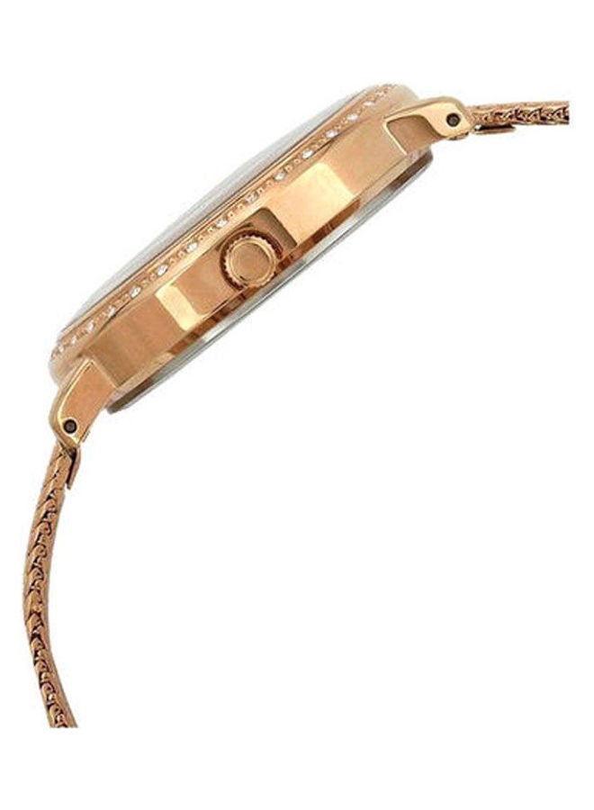 جس Women's Stainless Steel Analog Watch W0836L1 With Mega Chief Water Resistant Chronograph Watch DZ4281 Set - Image 3