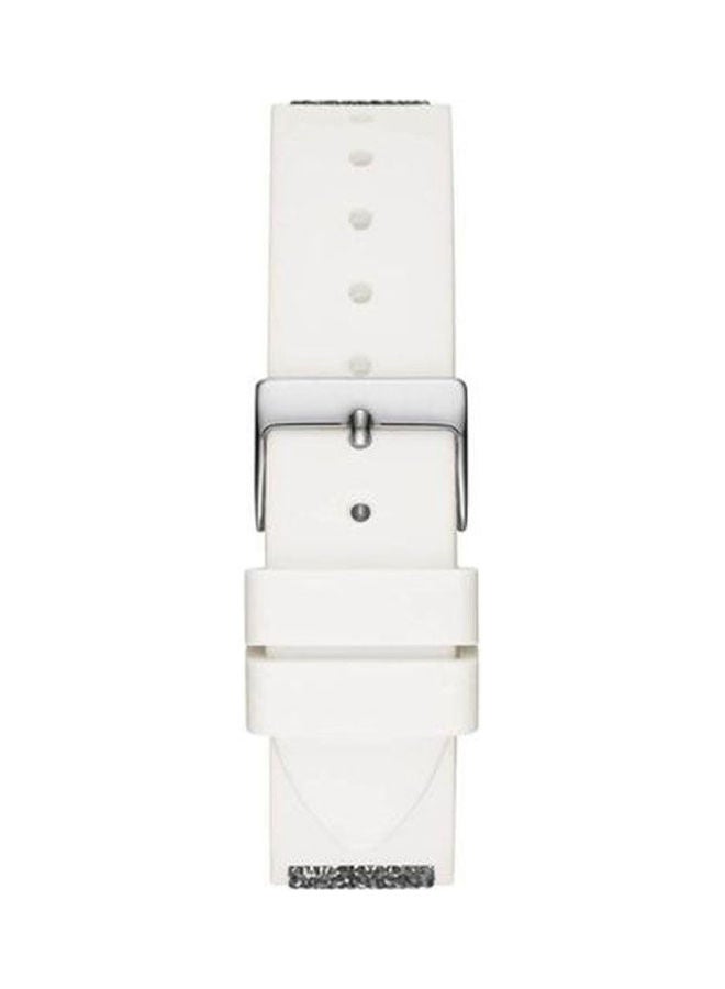 جس Women's Silicone Analog Watch W1096L1 With Leather Quartz Wrist Watch 1791638 Set - Image 2