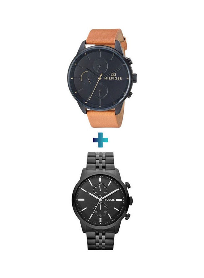 FOSSIL Women's Stainless Steel Analog Quartz Watch FS4787 With Water Resistant Analog Watch 1791486 