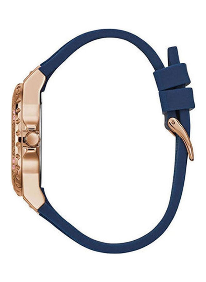 GUESS Women's Rubber Analog Watch W1053I1 With Water Resistant Analog Watch W1105G3 - Image 2