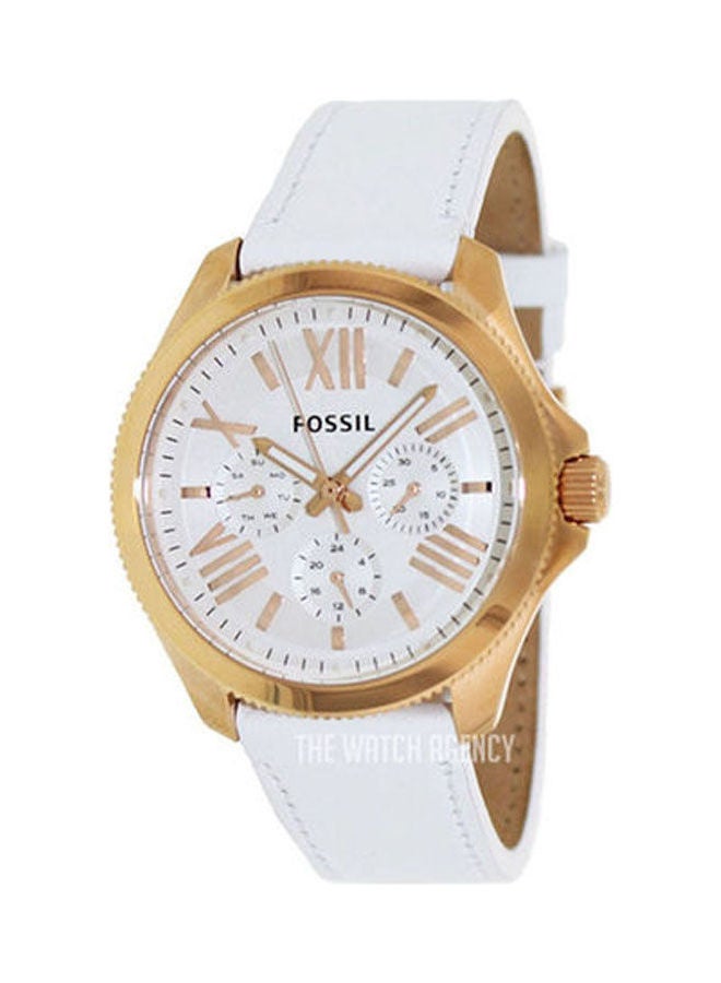 FOSSIL Women's Leather Analog Watch Am4486 Water Resistant Stainless Steel Analog Watch 1791422  - Image 2