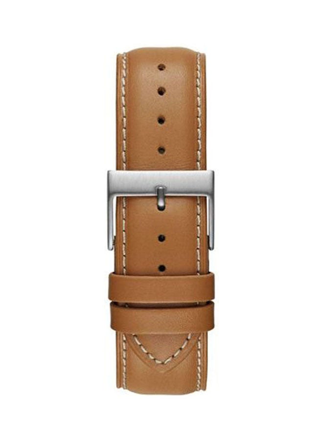 GUESS Men's Leather Analog Watch W0669G3 With Wrist Watch 1791575 Set - Image 2