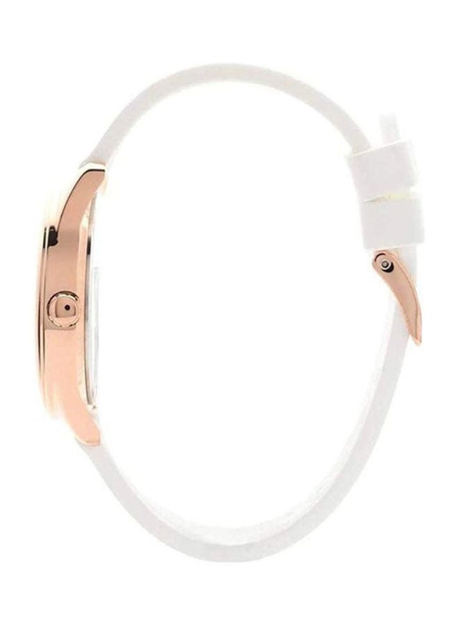 جس ساعة يد بعقارب وسوار من السيليكون طراز W0911L5 مع ساعة بعقارب وسوار من الستانلس ستيل للرجال طراز MK5550 للنساء - Image 3