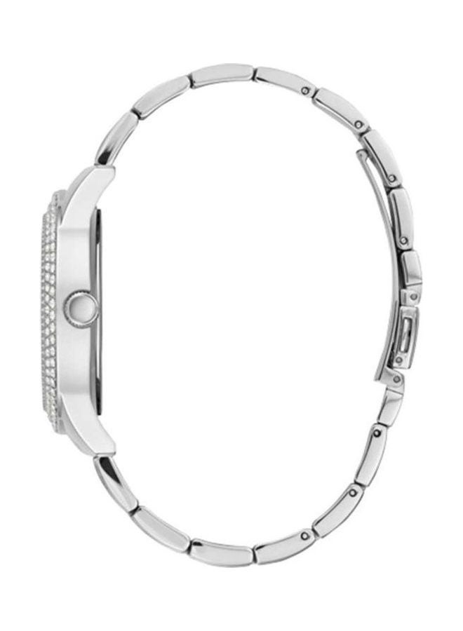 جس ساعة يد بعقارب وسوار من الستانلس ستيل للرجال طراز W1097L1 مع ساعة ذا كوميوتر 3H ديت بعقارب وسوار من الجلد للرجال طراز FS5406 للنساء - Image 3