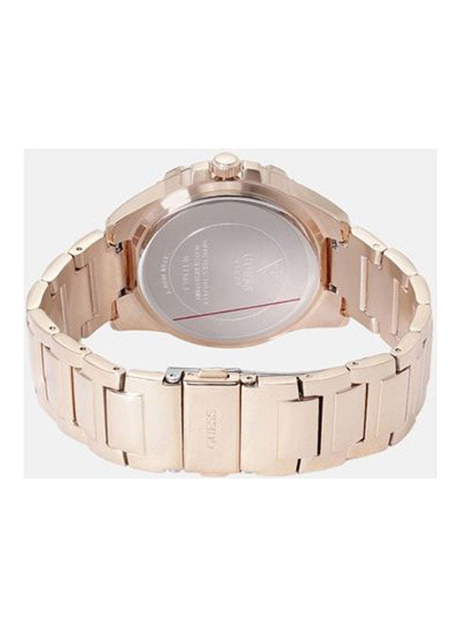 جس ساعة يد كاجوال بعقارب طراز W1156L3 مع ساعة بعقارب وسوار من القماش طراز AR1949 للنساء - Image 2