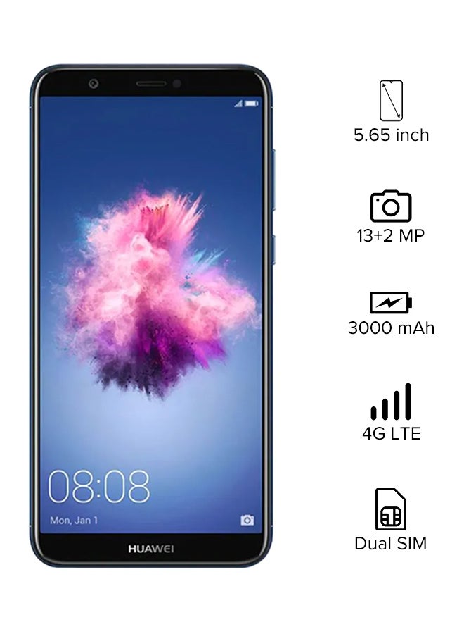 هواوي - هاتف هواوي P سمارت ثنائي الشريحة أزرق اللون بذاكرة سعة 64 جيجابايت ويدعم تقنية 4G LTE - Image 1